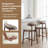 Upholstered Counter Height Bar Stool with Solid Wood legs-802183075-802183073