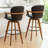 Kelsch Swivel Bamboo Counter Stools and Bar Stools-315203440-315567862