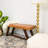 Violetta Genuine Leather Upholstered Bench
