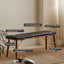 Long banc 47,54 po Mid-Century-1576197403