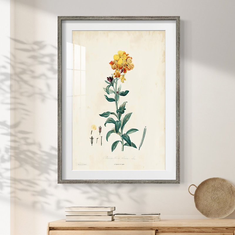 Wilfrid - toile tendue avec châssis, Vieilli, H 28,5 po x l 20,5 po