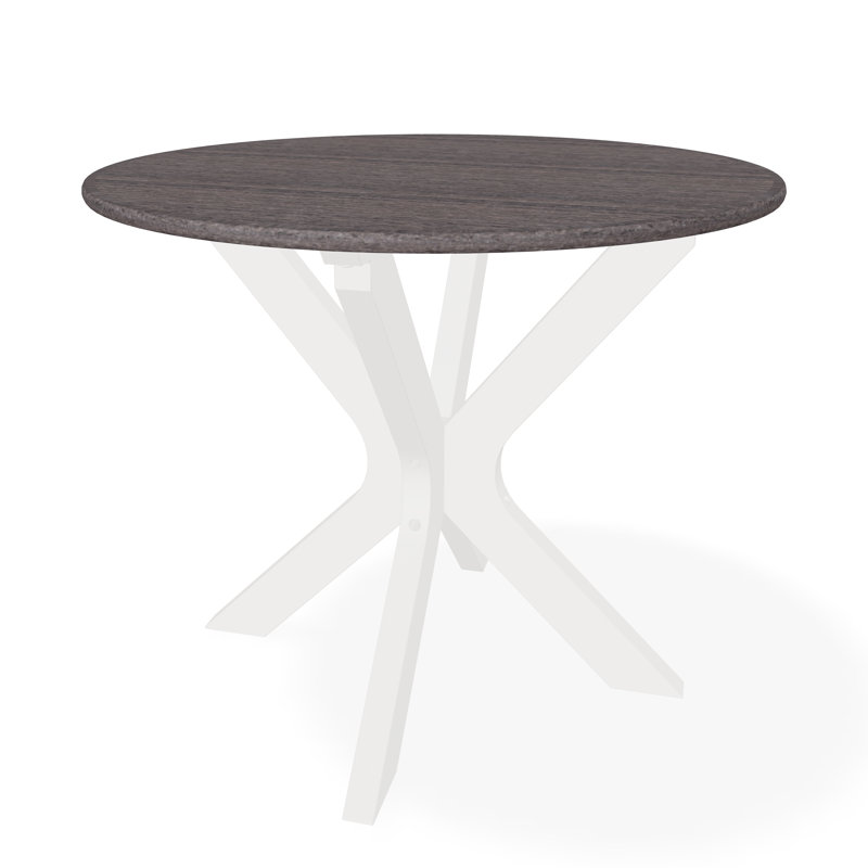 Table de bout d'extérieur 23 po, Brun / neige