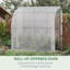 Serre d'extérieur à abri de jardin de 7 pi x 4 pi x 7 pi Outsunny