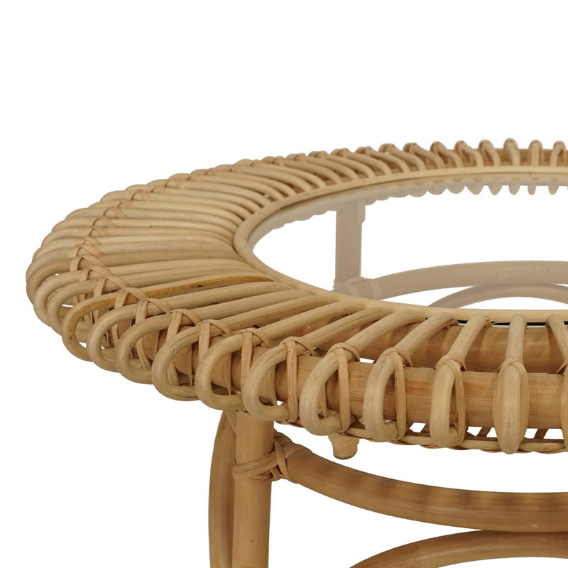 Table basse Venice avec finition naturelle