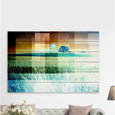 Pusledge by Parvez Taj - Photograph on Wood