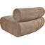 Fauteuil modulaire rembourré en tissu Bille Chenille-131642353