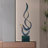 Blue+Gray+Green Free Form Copper+Marble Decorative Object
