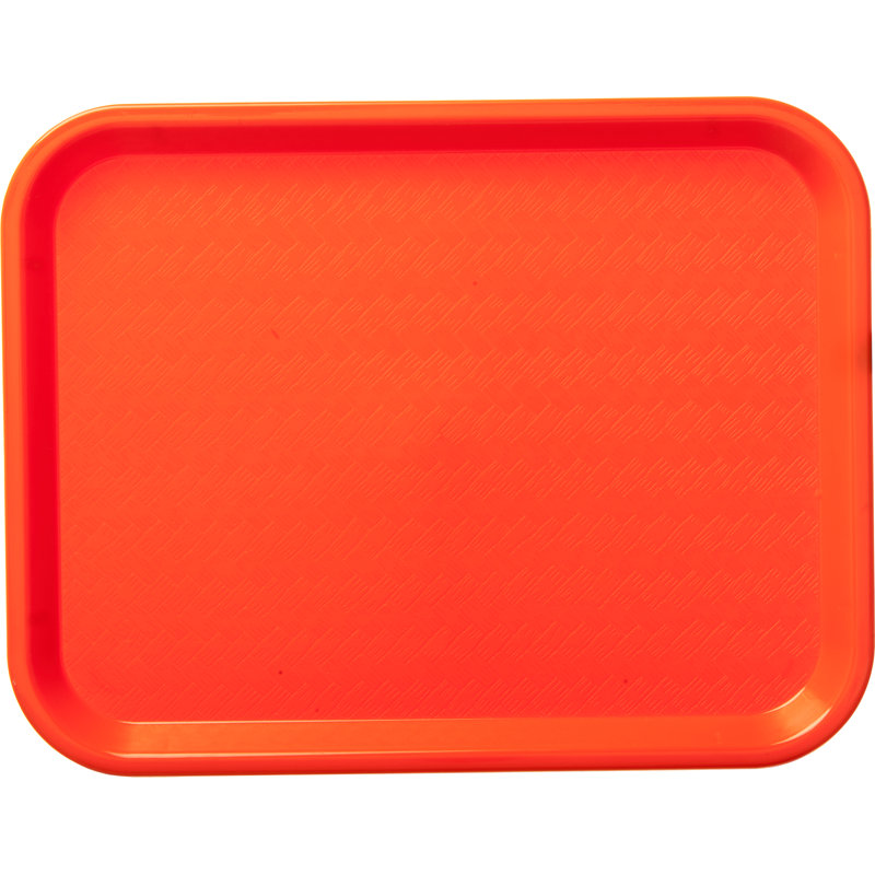 Plateau de service et support en plastique Carlisle Food Service Products, H 10 po x l 14 po, Orange