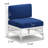 2-Piece Premium Wicker Patio Armless Chairs-2029385155-2029385156