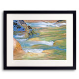 Ohanapecosh River Abstract 2 Print by Bruce Heinemann