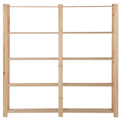 Dowling 170cm H x 170cm W Solid Wood Standard Bookcase