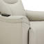 Fauteuil inclinable électrique de massage en cuir véritable avec télécommande-2039099273