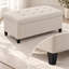 Banc de rangement avec repose-pieds 33 pouces-646019905