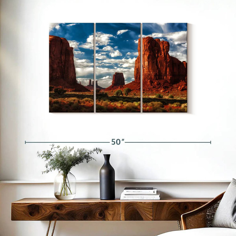 Paysage désertique d'Alvord Monument Valley, H 24 po x l 38 po