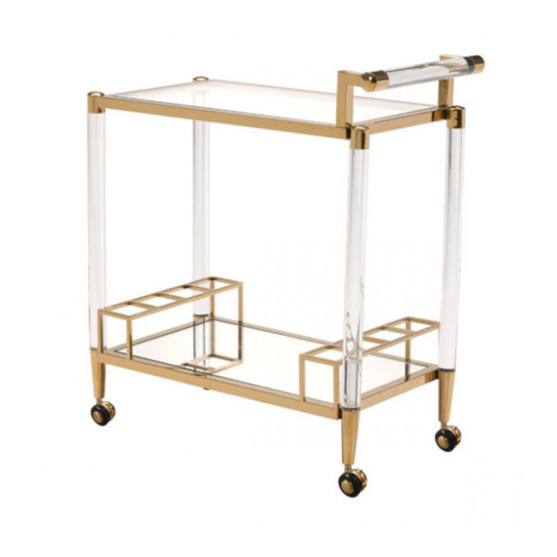 Elmdale Metal Bar Cart