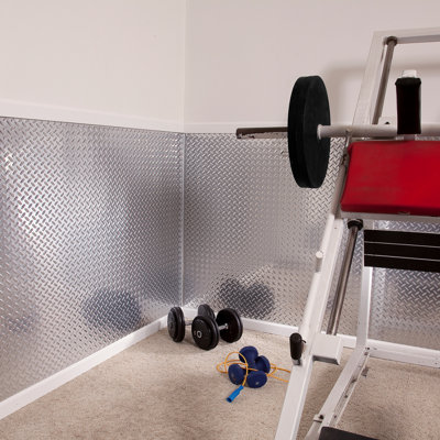 FASÄDE Diamond Plate Decorative Vinyl 4'X8' Wall Panel