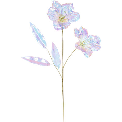 Iridescent Hibiscus Spray  - 24 Inches Set Of 12