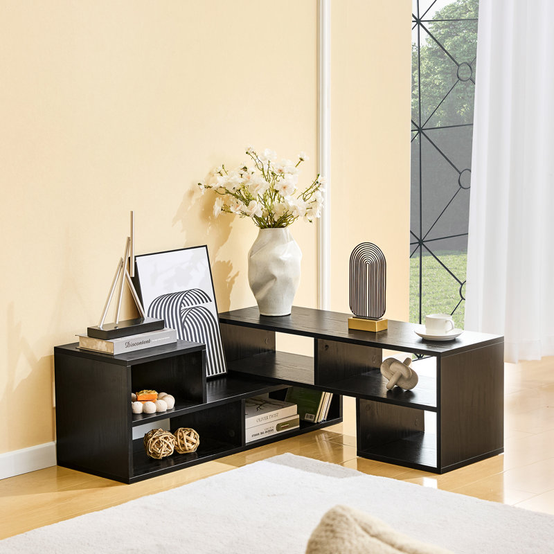 Meuble télé 13,39 po H, Black