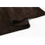 Tapis brun uni en laine tissé à la main Tieg 9 pi x 12 pi-856788500