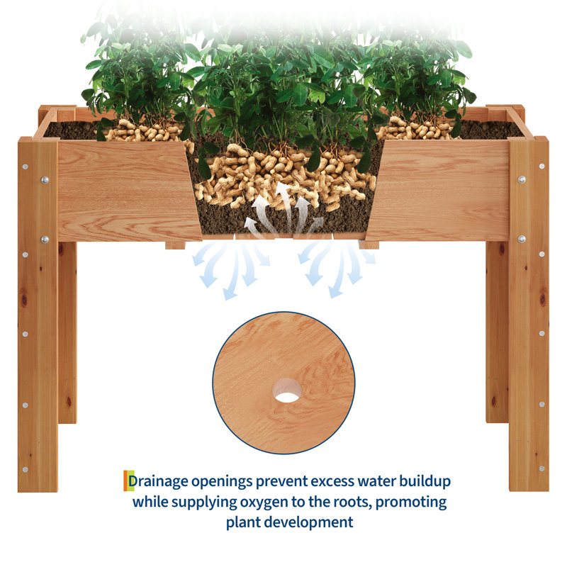 Metal Planter, 76cm H x 57cm W x 119cm D, Brown