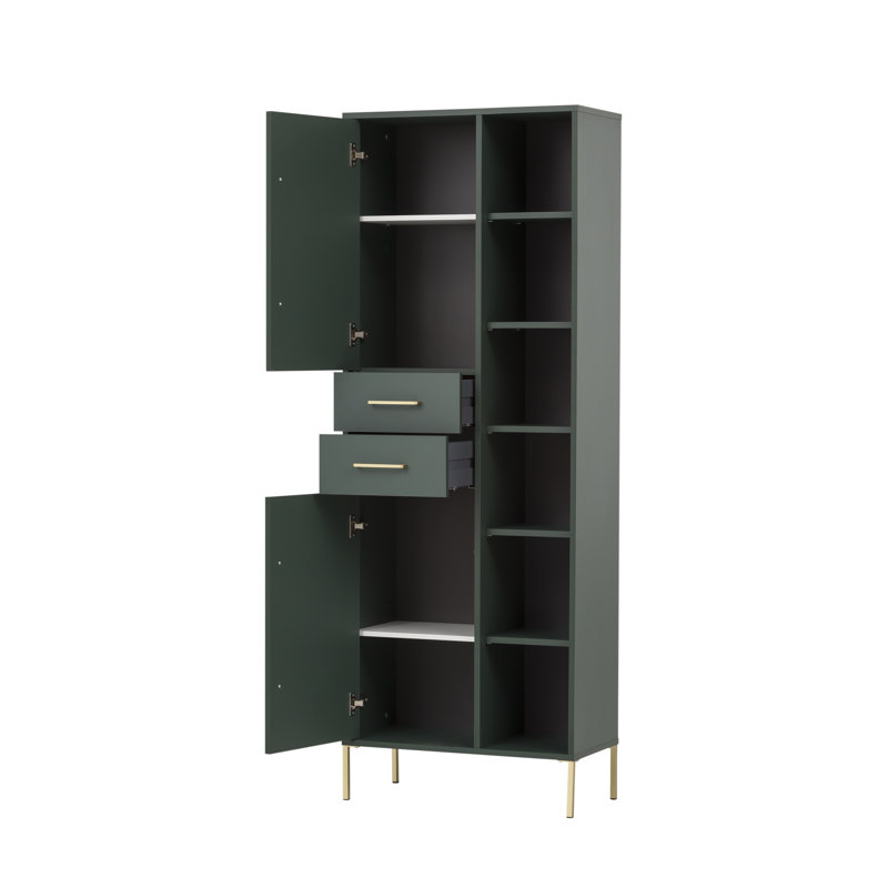 Bansil Bathroom Cabinet, Forest Green
