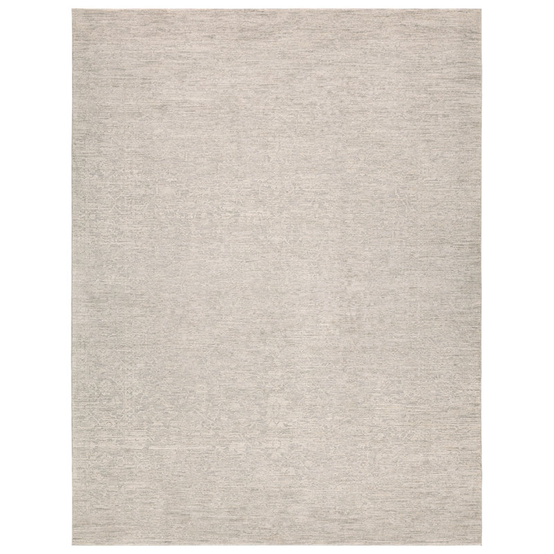 Tapis oriental gris Serenita, Rectangle 7 pi 9 po x 9 pi 9 po