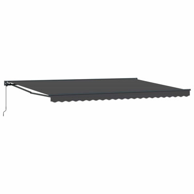 VidaXL Polyester Cover Retractable Patio Awning