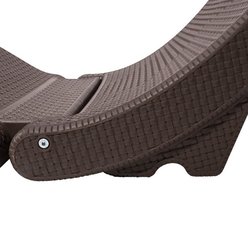 Outdoor Wicker Chaise Lounge