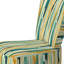 Chaise d'appoint rembourrée Serene Green Stripes
