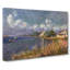 The Seine At Billancourt by Alfred Sisley - Wrapped Canvas Painting-61850622