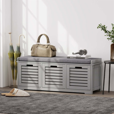 3 Pair Shoe Storage Bench