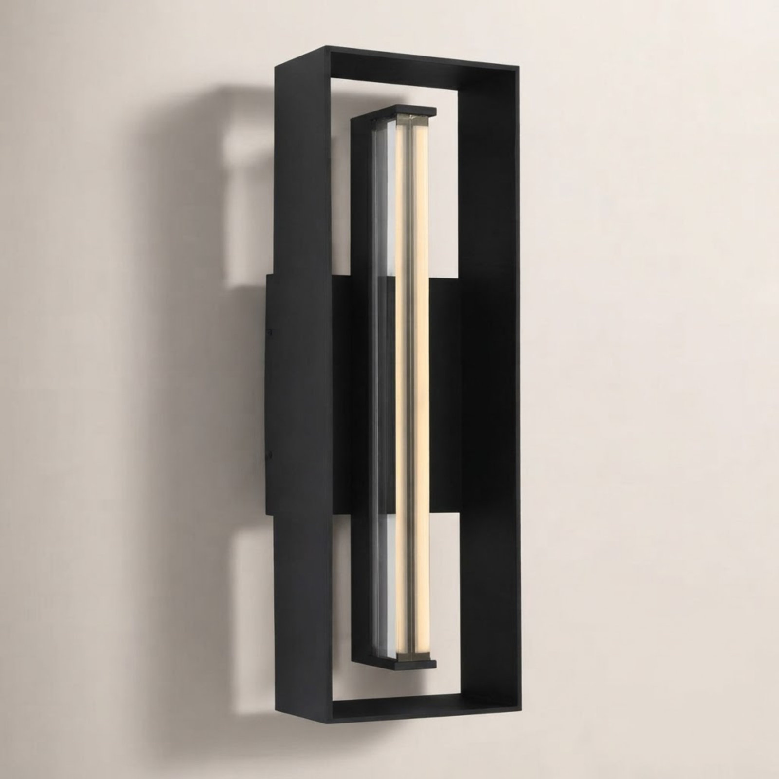 Outdoor Wall Lantern, 24" H x 7.5" W x 5.13" D