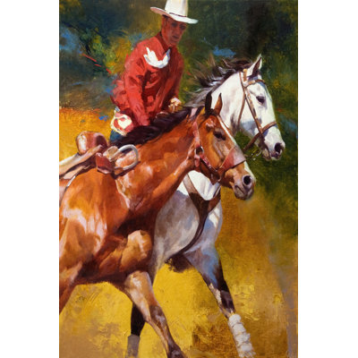 In Stride by Julie T. Chapman - Wrapped Canvas Print