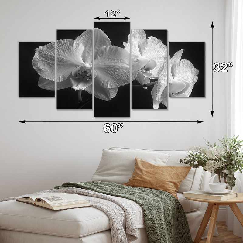 Ensemble de salon Roddy - Orchids Wall Art