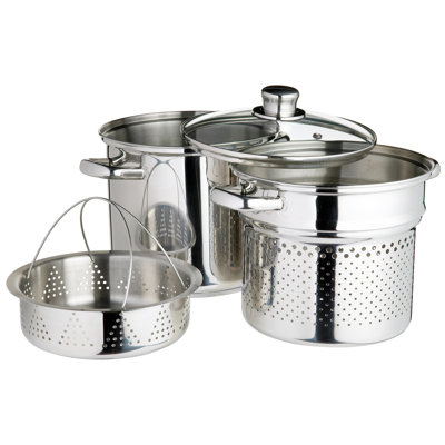 Italian Stainless Steel Pasta Pot