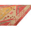 Hand-Knotted Moroccan Rug Red Gold Diamond Pattern-190784073