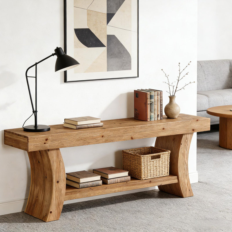Table de rangement avec canapé, console, canapé
