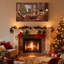 Ensemble de 3 reproductions d'art sur toile, "Christmas Family Gathering Around Christmas Tree"-514650012