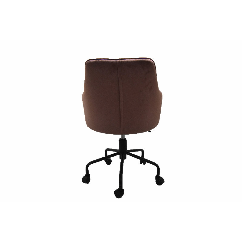 Vienna Swivel Chair, Blush Pink