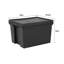 Wham Bam 24L H.Duty Box & Lid Pack of 3 Black Recycled