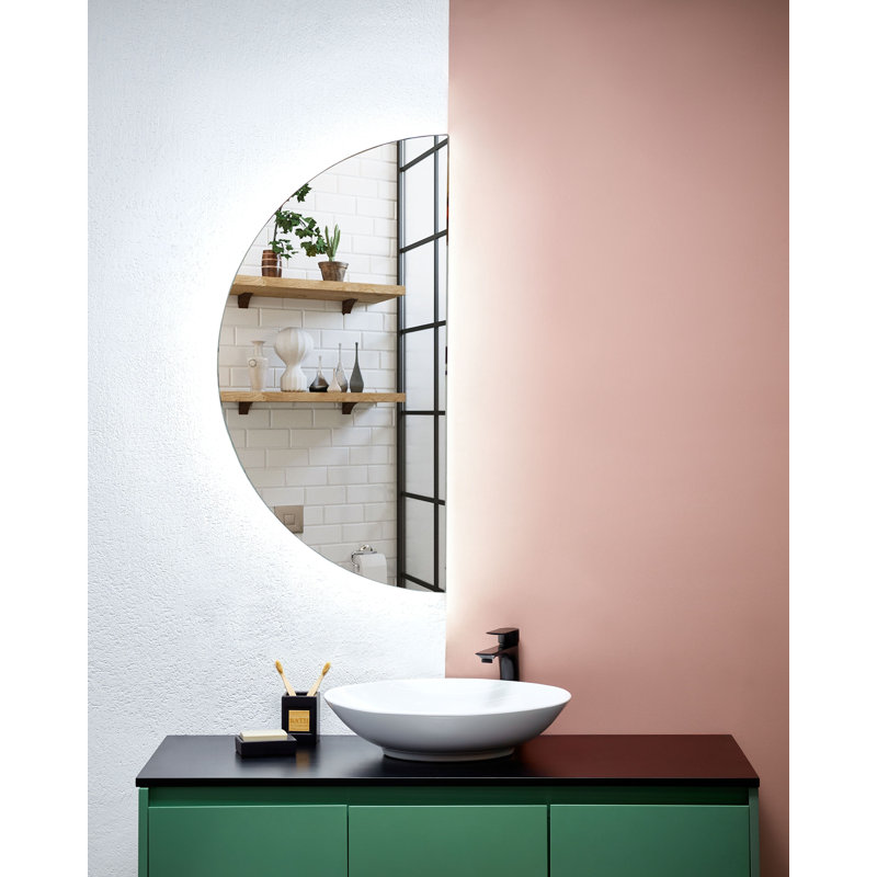 Chemene Round Mirror, 50 x 100 cm
