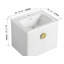 Meuble-lavabo à fermeture en douceur avec lavabo Elegantly Design