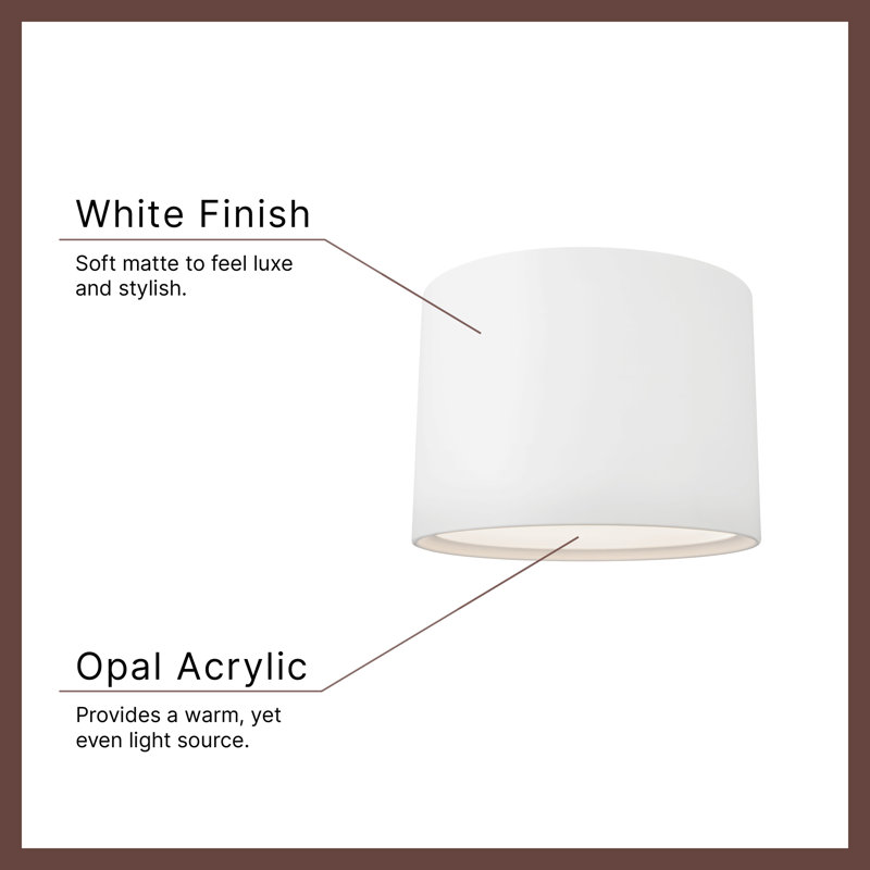Uma 15-in Black dimmable LED Semi-Flush Mount, Matte Black