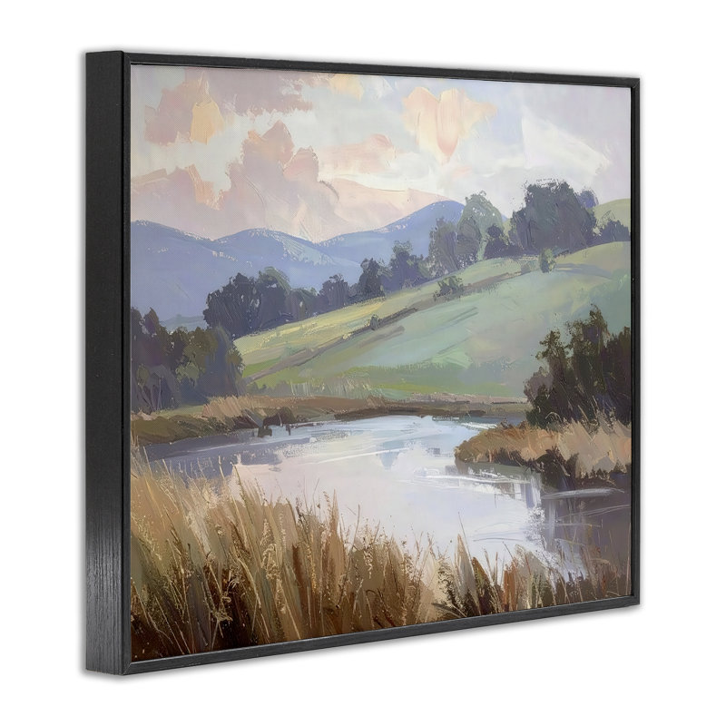 Giclée encadrée, par Alonza Saunders, Giclée noire de minuit encadrée, H 11 po x l 14 po