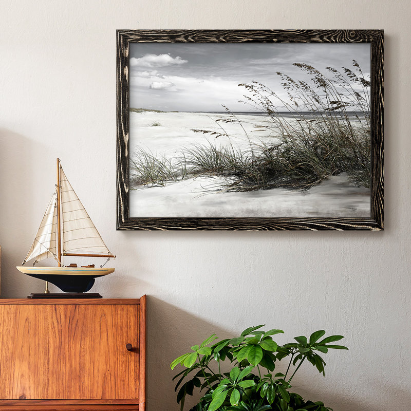 «Neutral Sea Oats», reproduction d'art sur toile, Noir, H 18 po x l 26 po x P 1,5 po
