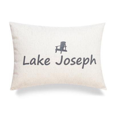 Lakes "Lake Joseph" Print Pillow Cover