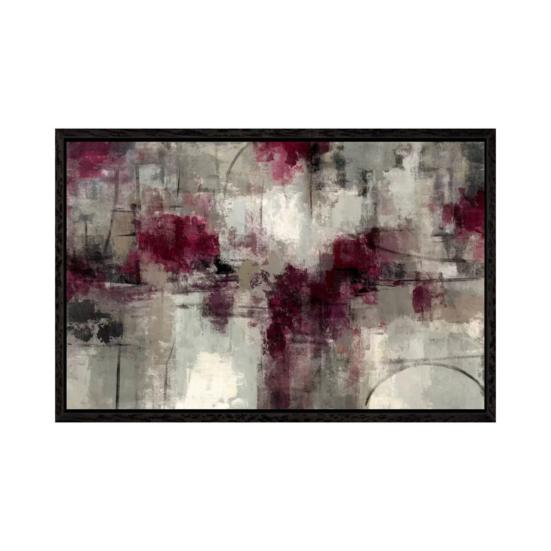 Stone Gardens by Silvia Vassileva - Print on Canvas, 152.5 cm H x 101.5 cm W, Black Floater Framed