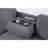 LIGHT GREY PULL OUT SOFA BED