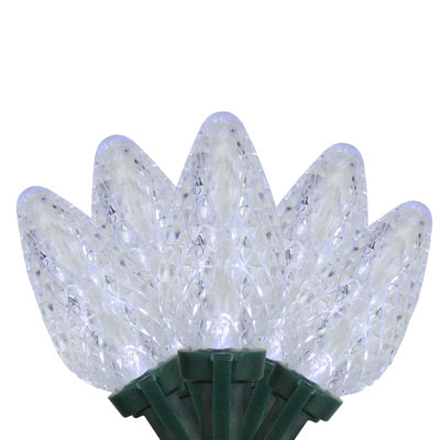 Ensemble de 15 lumières de Noël DEL à changement de couleur C9 - fil vert