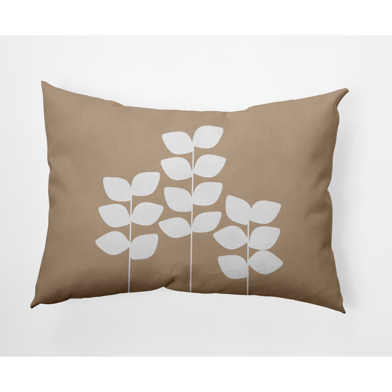 Coussin décoratif lombaire Stems, Poivre